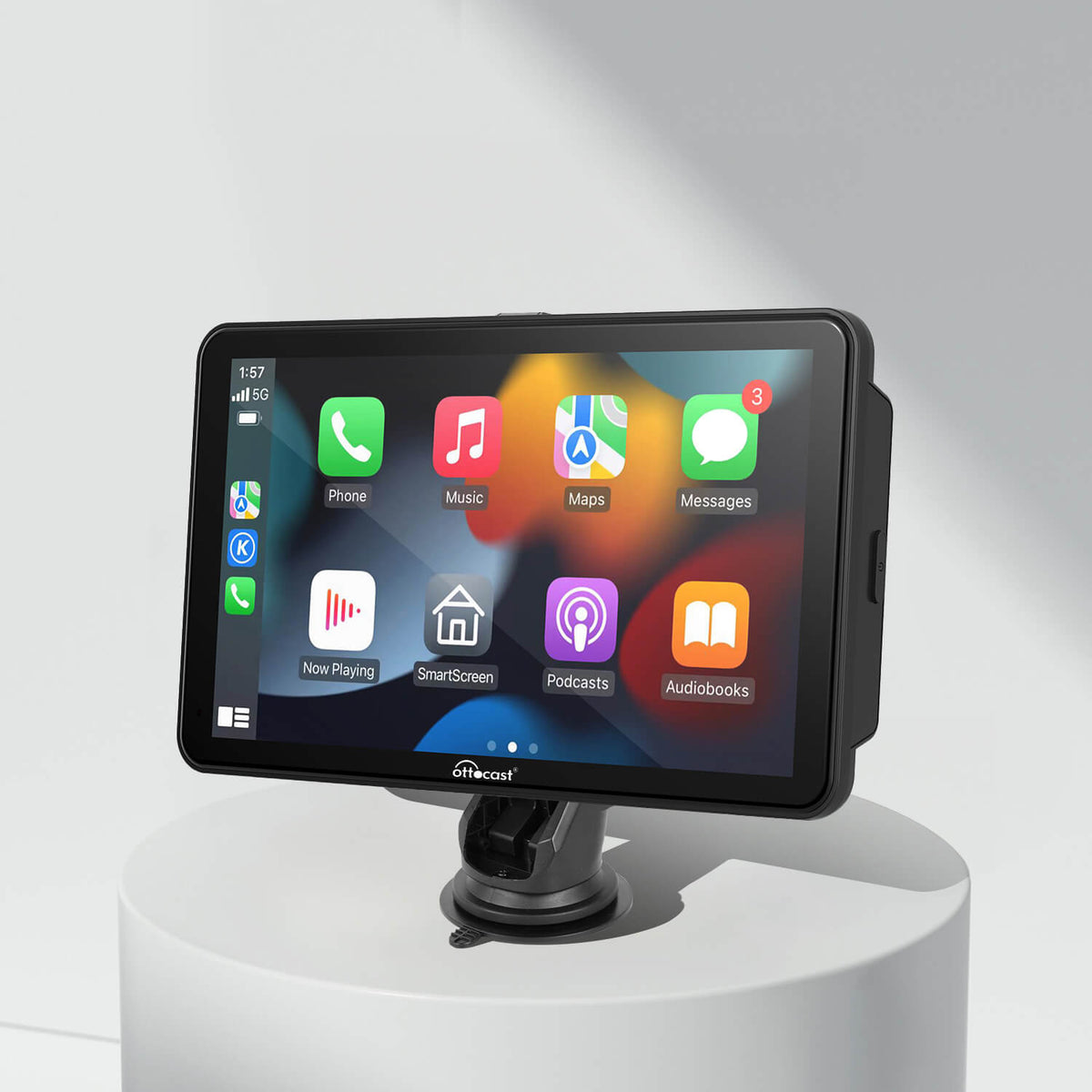 Portable 7" Apple CarPlay & Android Auto Car Touch Screen