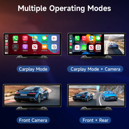 Ottoscreen Portable 10" Apple CarPlay & Android Auto Car Display Screen