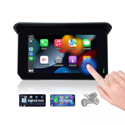 OTTOCAST Portable Motorcycle Wireless CarPlay/Android Auto Screen