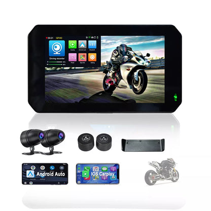 OTTOCAST Portable Motorcycle Wireless CarPlay/Android Auto Screen